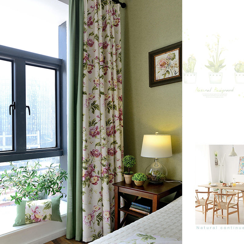 Polyester Material Jacquard Technics Mildew Resistant Curtain Sets