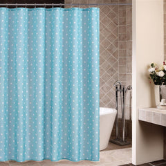 New Arrival Elegant White Dots Printing Shower Curtain