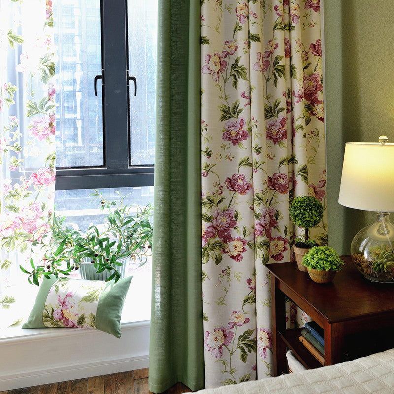 Polyester Material Jacquard Technics Mildew Resistant Curtain Sets