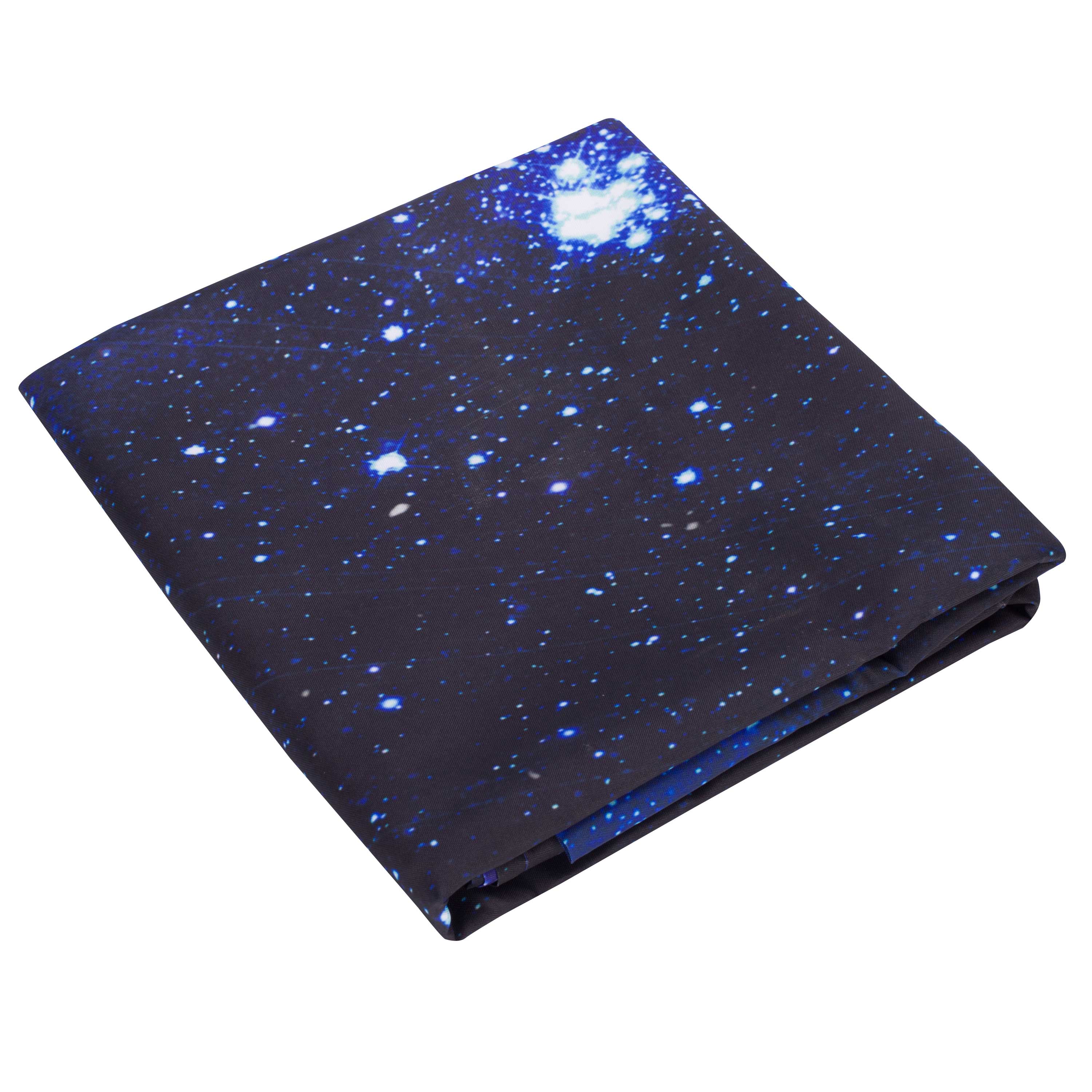 3D Galaxy Printed Polyester Dark Blue Bathroom Shower Curtain