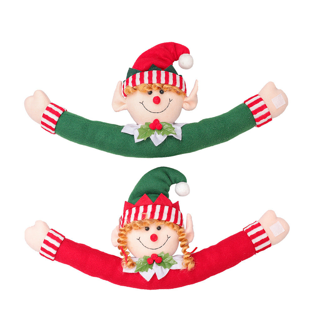 Christmas Elves Curtain Buckle Tie Back 1 Pc Merry Christmas Decor for Home Happy New Year