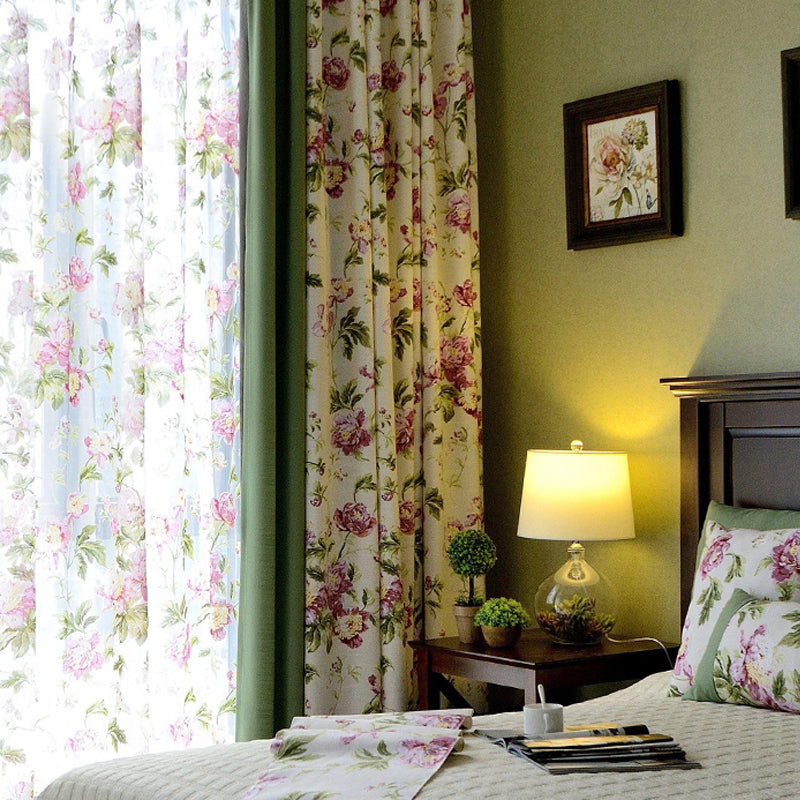 Polyester Material Jacquard Technics Mildew Resistant Curtain Sets