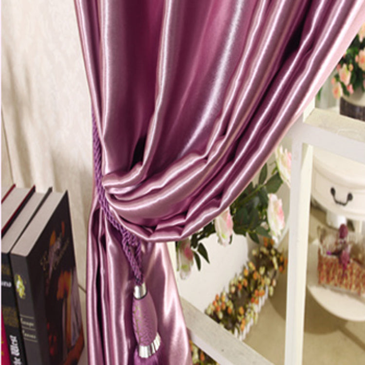 Classical Luxury Purple Blackout Grommet Top Living Room and Bedroom Curtain