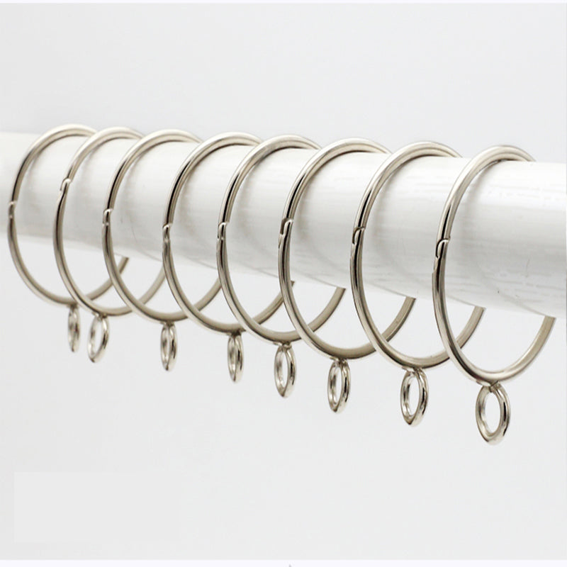 15 Rings Easy Open and Close Silver Color Curtain Eyelet Rings