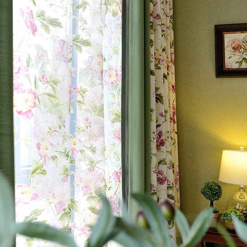 Polyester Material Jacquard Technics Mildew Resistant Curtain Sets