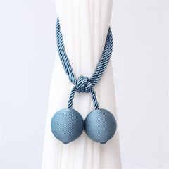 Modern Simple Decorative Ball 1 Pair Magnetic Snap Curtain Tie Backs