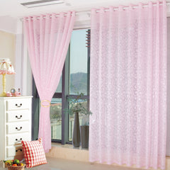 Wonderful Pink Living Room&Bedroom Custom Sheer Curtain