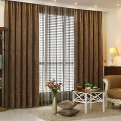 Window Curtains Modern Simple Style European Decorative Blackout Hook Curtains for Living Room Bedroom