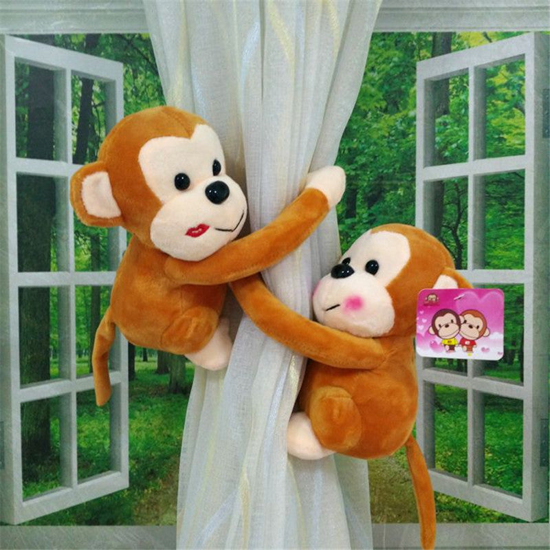 Lovely and Romantic Plush Cartoon Bears One Pair Curtain Tie Backs