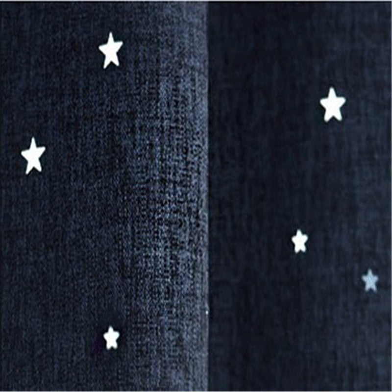 Romantic Starry Sky Curtains Space Inspired Night Sky Twinkle Star Kid's Room Drapes