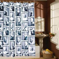 Marilyn Monroe with Classical Poses Print Shower Curtain