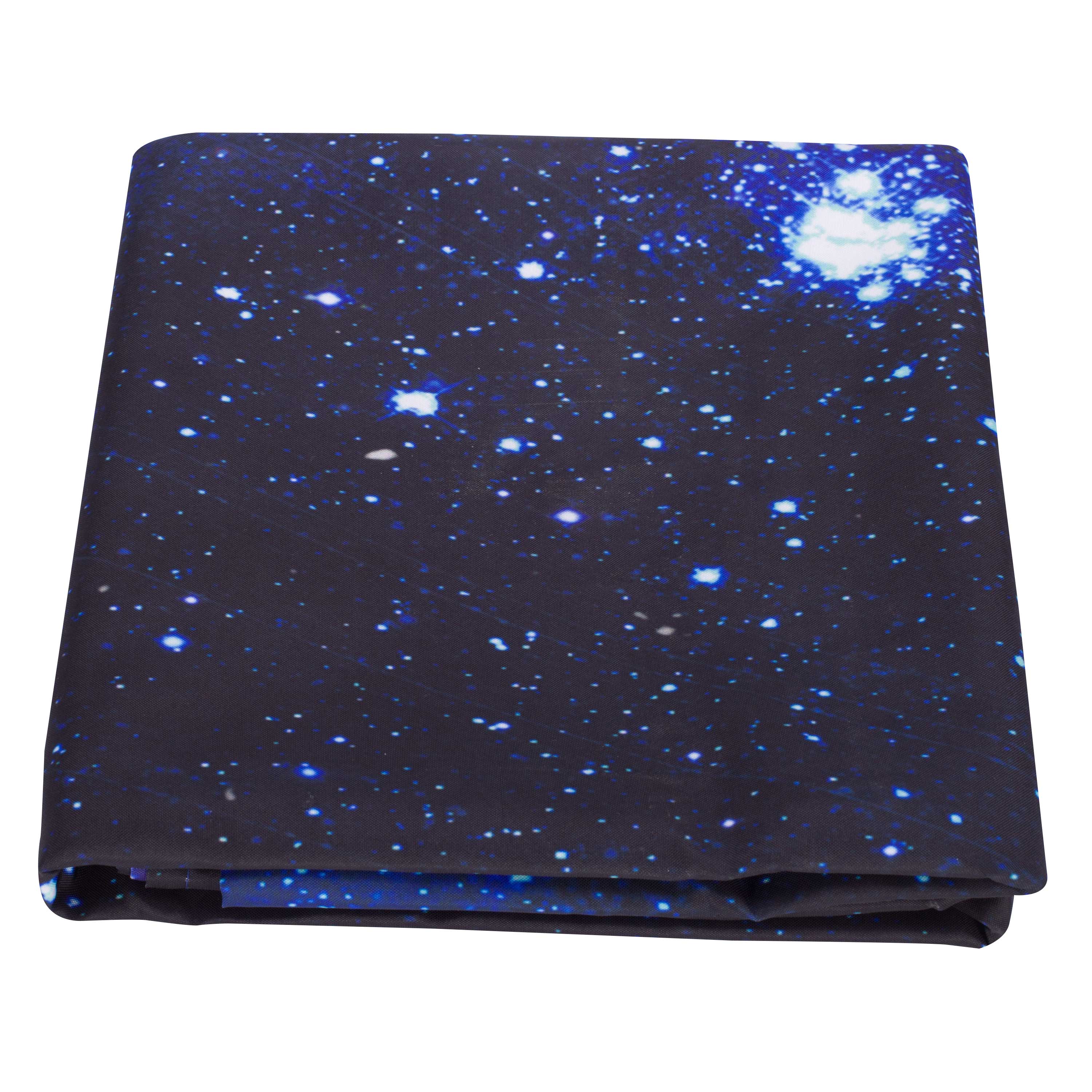 3D Galaxy Printed Polyester Dark Blue Bathroom Shower Curtain