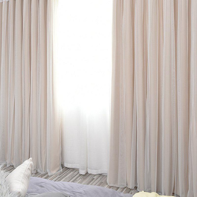 Princess Decoration Blackout Custom Curtain Sets for Living Room Bedroom Sheer and Shading Curtain