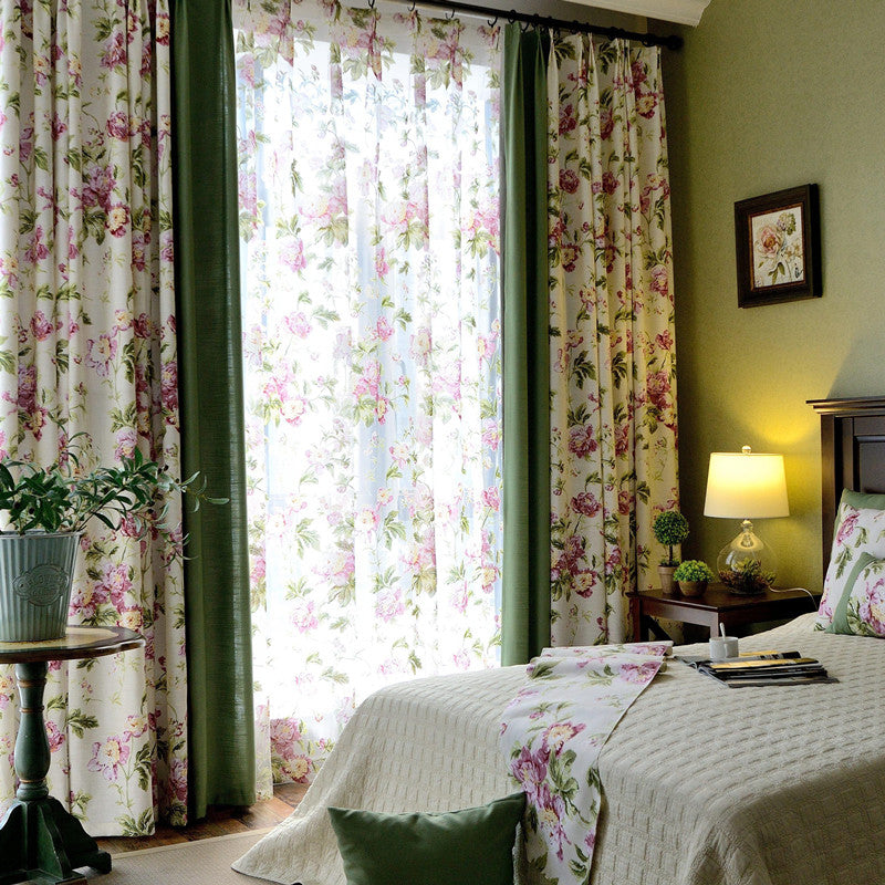 Polyester Material Jacquard Technics Mildew Resistant Curtain Sets