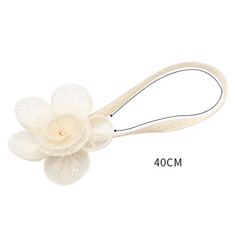 Nordic Creative Style Magnetic Snap Handing-making 1 Pair Decorative Curtain Tiebacks