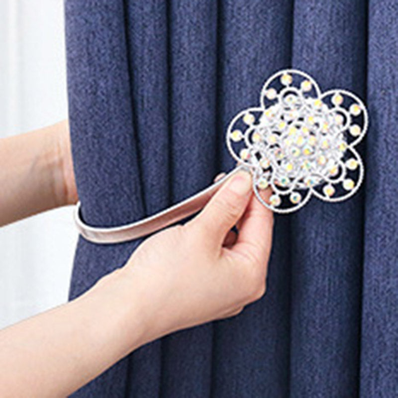 Modern Creative Magnetic Button 1 Pair Curtain Tie Backs