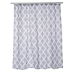 Geometric Pattern Polyester Simple Style Shower Curtain